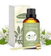 Sedbuwza Jasmine Essential Oil, Jasmine Oil 100% Pure Natural Jasmine Fragrance Oil for Massage D...