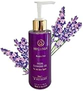 Hylunia Facial Cleansing Gel - Organic Lavender, Hyaluronic Acid Serum - Acne - Pore Cleanser