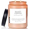 M&SENSE Coffee Candles Scented Strong, 2 Wick Jar Candle 19.4oz, 110 Hours Burning Time, Organic Natural Soy Wax Candle for Bedroom Kitchen Home Decor, Housewarming Gift for Men and Women