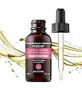 100% NATURAL ROSEHIP OIL Vegan Facial Serum Anti Aging Acne Scar Treatment with Vitamin E Jojoba ...