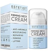 Neck Firming Cream for Tightening & Lifting Sagging Skin - Double Chin Reducer - Anti Wrinkle Ant...
