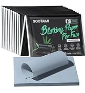 Gootaimi 2400PCS Blotting Paper for Oily Skin, Natural Bamboo Charcoal Blotting Paper, 100 * 70MM...