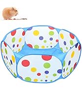 WishLotus Small Animal Playpen, Portable Outdoor Pet Exercise Fence Pop-Up Metal Wire Yard Fences...