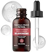 96% NATURAL RETINOL Facial Serum for Anti Aging Skin Care Targets Wrinkles Dark Spots Acne with V...