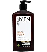Vitabath Men's Amber Woodland All-In-One Body Wash Moisturizing Bath & Shower All Over Refresh, H...