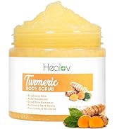 Turmeric Body Scrub - Skin Brightening Face & Body Scrub with Turmeric - All-Natural Exfoliating ...