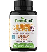 DHEA 25mg Daily Supplement for Men and Women – Promotes Optimal Hormone Level - Mood, Vitality an...