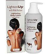 LightenUp, Lactic Acid Lotion | 13.5 Fl oz / 400ml | AHA Body Cream | Fade Dark Spots on Body, Kn...