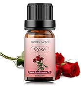 Sedbuwza Rose Essential Oil, 100% Pure Organic Rose Aromatherapy Gift Oil for Diffuser, Humidifie...