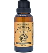 Prime Natural Headache Relief Essential Oil Blend 30ml / 1oz - Natural Pure Undiluted Therapeutic...