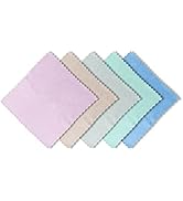 WishLotus Cleaning Cloth 5 Pack, Water Ripples Fleece Cleaning Cloths Lint Free Cleaning Cloth Re...