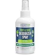 Rocket Pure Natural Shoe Deodorizer Spray - Foot & Shoe Odor Eliminator, Freshener