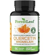 Forest Leaf - Quercetin 500mg - Quercetin with Bromelain, Vitamin C & Sting Nettle 90 Veggie Caps...