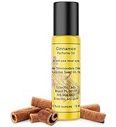 Cinnamon Perfume Oil, 0.3 Oz Portable Roll-On Fragrance with Long-Lasting Scent, Delightful Essen...