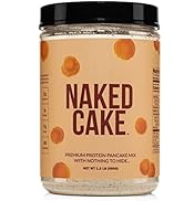 Naked Cake - High Protein Pancake & Waffle Mix, 22g Protein Per Serving, Gluten Free, Non-GMO, No...
