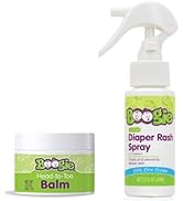 Diaper Rash Care Bundle for Baby, Diaper Rash Spray & Healing Balm by the Makers of Boogie Wipes
