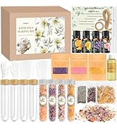 JUYRLE Bath Salts Making Kit- 31PCS DIY Bath Salts Making Kit, Make Your Own Sea Bath Salt, Relax...