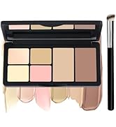 XINGXYUEL Cream Concealer Contour Makeup Palette Cream Foundation Palette for Dark Circles Profes...