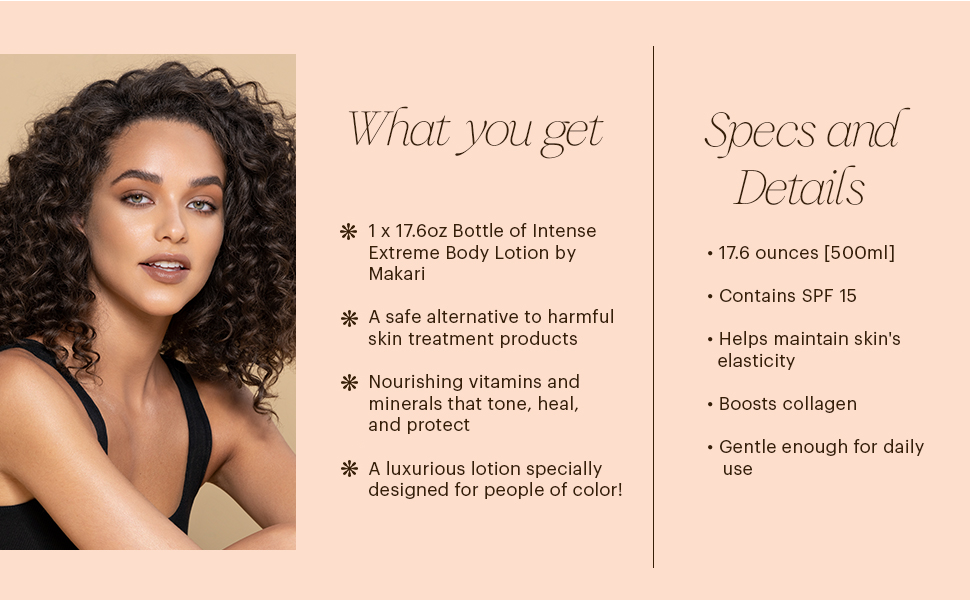 MAKARI Naturalle Intense Extreme Body Lotion SPF15 