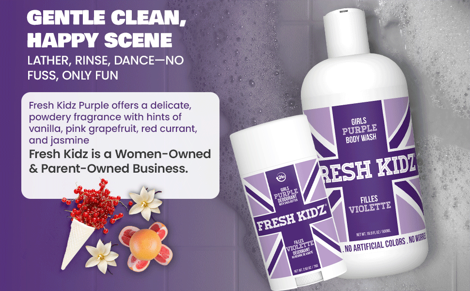 Teen Body Wash for teens deodorant  body acne and breakouts 2-in-1 Kids Body Wash preteens 