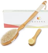 Dry Brushing Body Brush for Rejuvenating Skin – Back Scrubber for Shower – Stimulate Lymphatic Dr...
