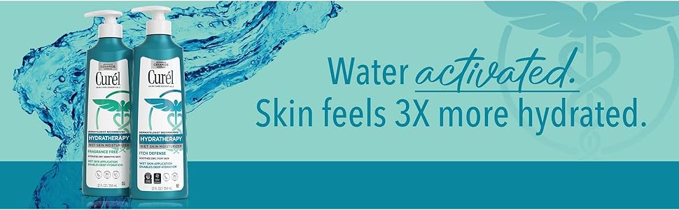 Water activated skin feels 3x more hydrated