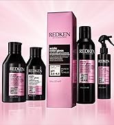 Redken Acidic Color Gloss Shampoo, Treatment, Conditioner, and Heat Protectant | With Citric Acid...