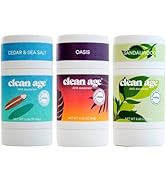 Clean Age AHA Deodorant for Teens | Aluminum-Free, Safe for Sensitive Skin | 3 Pack 2.25 oz Ea - ...
