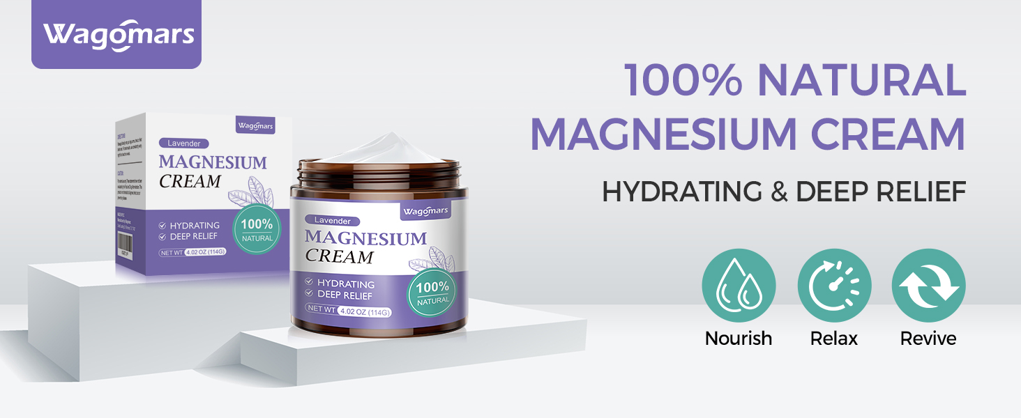 100% Natural Magnesium Cream