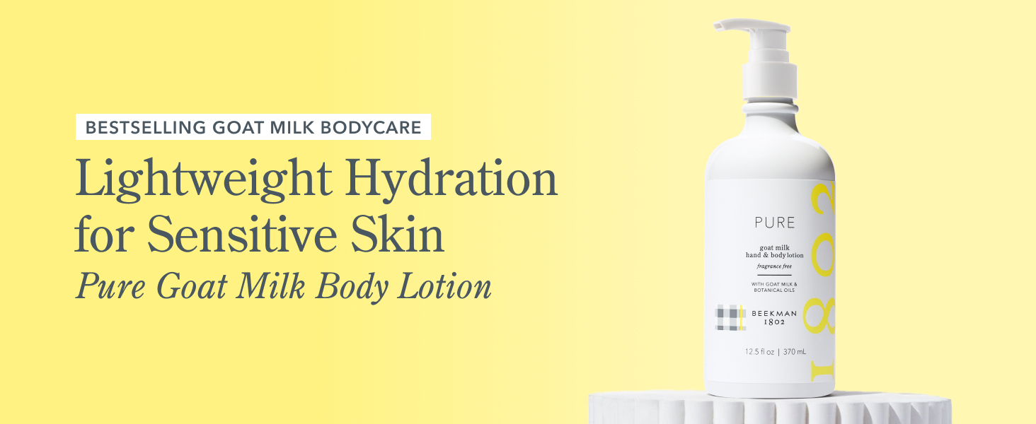 Beekman 1802 Goat Milk Lotion - Pure Unscented goat milk body lotion for sensitive skin