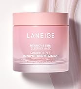 LANEIGE Bouncy and Firm Sleeping Mask: Revitalize, Smooth, Peony & Collagen Complex, Barrier-Boos...