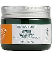 The Body Shop Vitamin C Glow Boosting Moisturiser (1x 50ml), Hydrating Face Moisturiser for Women...