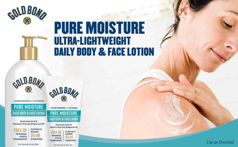 Everyday lotion for dry hands, body, face and feet