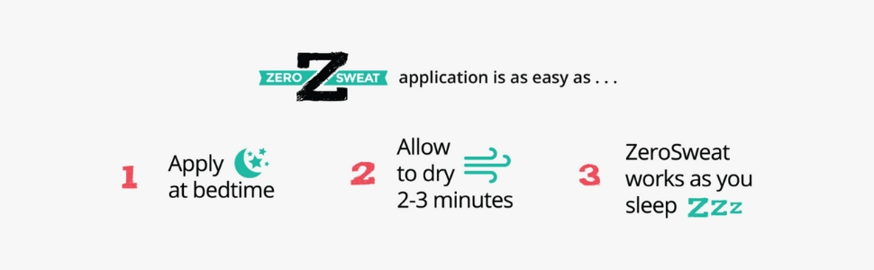 zerosweat anitpersispirant deodorant block sweat stop sweating natural strong