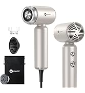 slopehill Travel Dual Voltage Hair Dryer with Diffuser, Ionic Blow Dryer for Women, High-Speed Fa...
