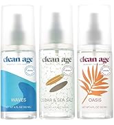CLEAN AGE - Aluminum Free Deodorant & Body Spray for Whole Body - 3 Pack 4oz ea - Cedar, Oasis an...