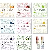 CRASPIRE Lip Balm Labels 80pcs Homemade Lip Balm Labels 2” Clear Lip Balm Labels for Tubes Printa...