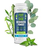 Rocket Pure Natural Foot & Shoe Deodorizer - Odor Control Powder for Sweaty Feet, Shoe Odor Elimi...