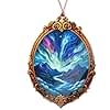 Christmas ornament 2025 - Vintage Christmas ornament - Acrylic xmas ornament - Art ornament - Christmas ornament 2025 - Suncatcher Effect stained glass window hanging - car hangings RUSATEN Northlight