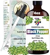 GV77ZF Essential Oil 4 Fl Oz (120 ml) - Black Pepper Essential Oil for Diffuser Humidifier Home B...