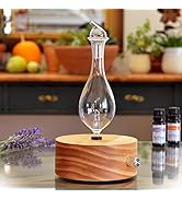 ArOmis Aromatherapy Diffuser - (Solum Lux Merus) Premium Wood & Glass Essential Oil Nebulizer - P...