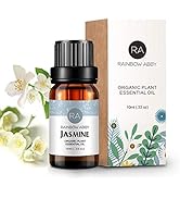 RAINBOW ABBY Jasmine Essential Oil 100% Pure Orangic Aromatherapy Plant Essential Oils Set for Di...