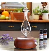 ArOmis Aromatherapy Diffuser - (Orbis Nox Merus) Premium Wood & Glass Essential Oil Nebulizer - P...