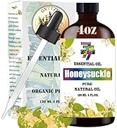 Honeysuckle Essential Oil 4 Fl Oz (120Ml) - Honeysuckle Oil for Diffuser,Cleaning,Massage,Yoga,DI...