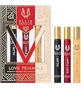 Ellis Brooklyn LOVE TRIANGLE Rollerball Trio - Clean Perfume for Women, APPLE LOVE, VANILLA MILK,...
