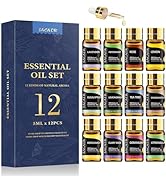 Essential Oils by SACATR Natural Essential Oil Set -12 Essential Oils Gift Set for Diffuser, Mass...