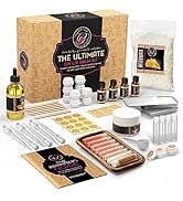 CraftZee Lip Balm Making Kit - DIY Lip Gloss Kit with Natural Beeswax Base, Shea Butter, Sweet Al...