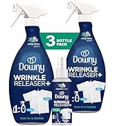 Downy Wrinkle Releaser Fabric Refresher Spray, Odor Eliminator, Ironing Aid and Anti Static Spray...