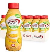 Premier Protein Shake, Limited Edition, Lemon Bar, 30g Protein, 1g Sugar, 24 Vitamins & Minerals,...