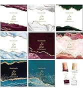 CRASPIRE 80Pcs 8 Styles Lip Balm Sticker Vintage Quicksand Background Self-Adhesive Homemade Lip ...